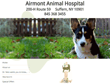 Tablet Screenshot of airmontanimalhospital.com